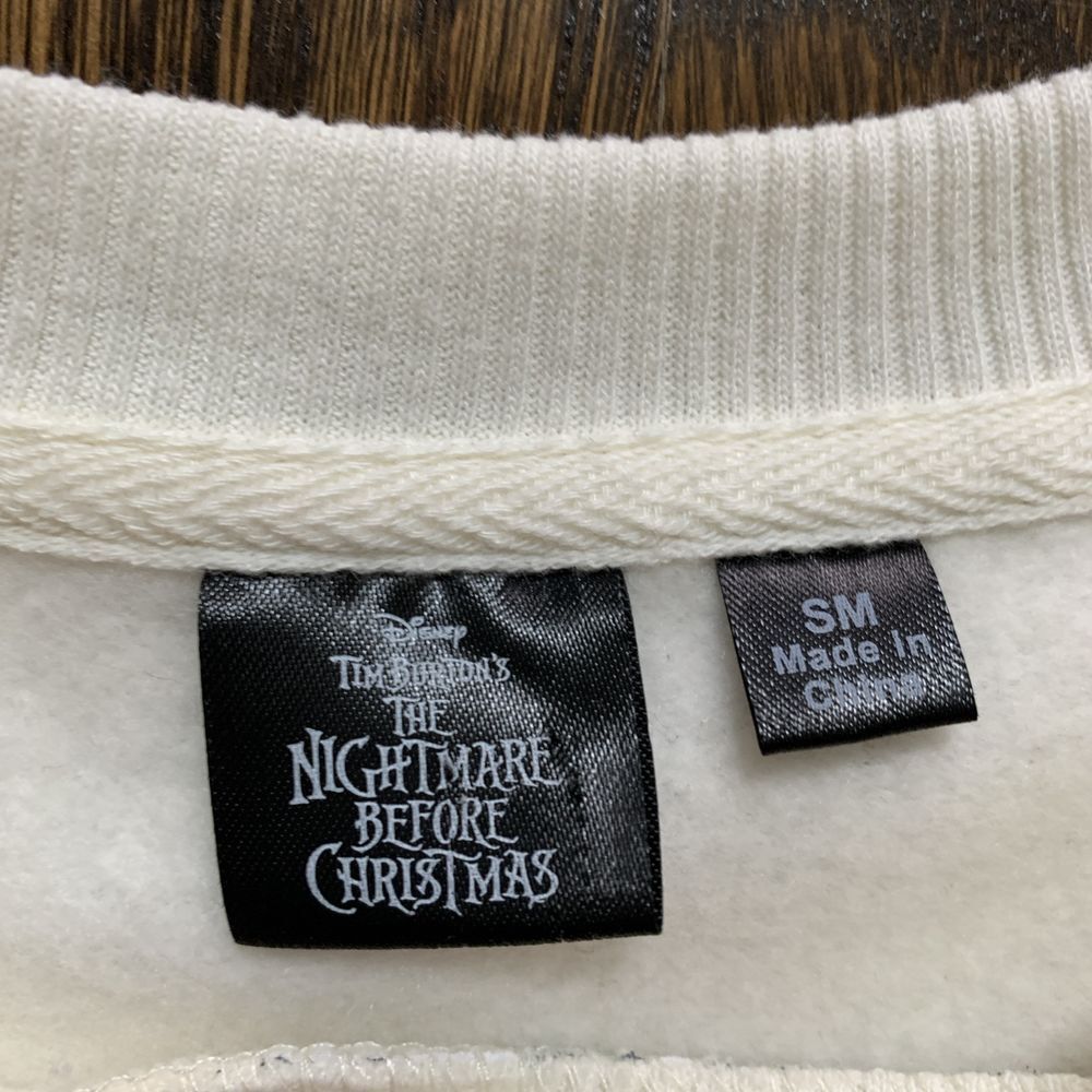 Nightmare Before Christmas Sweatshirt Women's S Lock Shock Barrel Crewneck - Picture 3 of 10